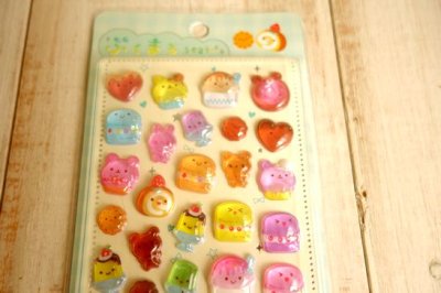 画像1: ぷくまるシール　ぷくスイーツ
