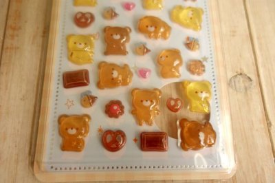 画像2: ぷくまるシール　ぷくくま