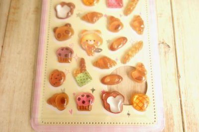 画像2: ぷくまるシール　ぷくパン
