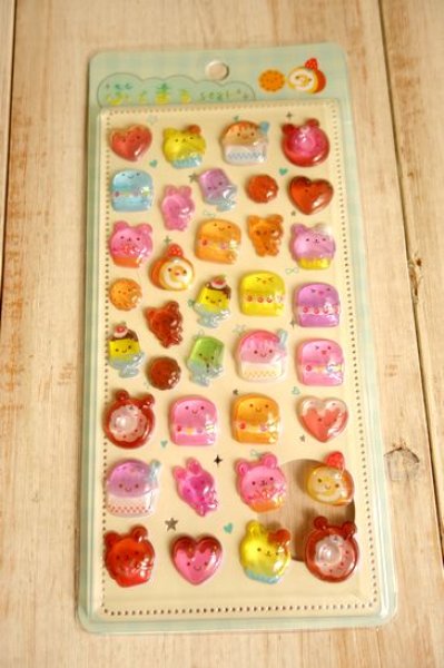 画像1: ぷくまるシール　ぷくスイーツ (1)