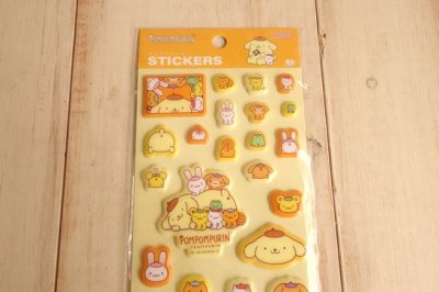 画像1: ぷっくりシール　ポムポムプリン　チーム