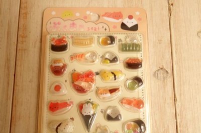画像1: ぷくまるシール　ぷくまるにぎり