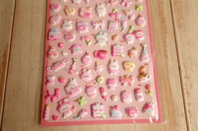 画像2: ぷちぷにらいふシール　がーりーらいふ