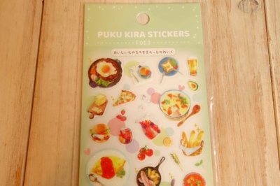 画像1: ぷくキラシール　食事