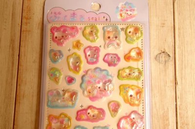 画像1: ぷくまるシール　まじかるうさぎ