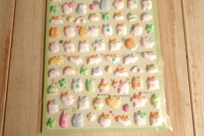 画像2: ぷちぷにらいふシール　はぴはむらいふ