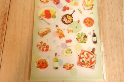 画像2: ぷくキラシール　食事