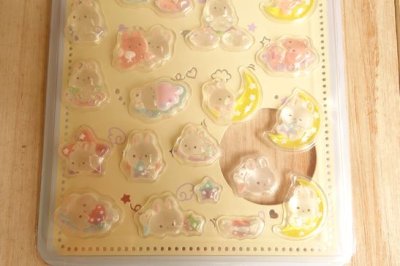 画像2: ぷくまるシール　ぷくまるうさ