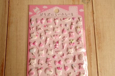 画像1: ぷちぷにらいふシール　がーりーらいふ
