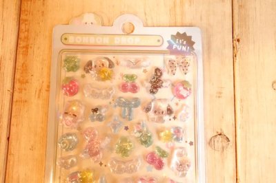 画像1: ボンボンドロップシール　ういっしゅボンボン
