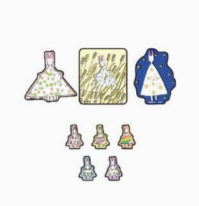 画像1: ミックスシール　わたしのワンピース２　LB