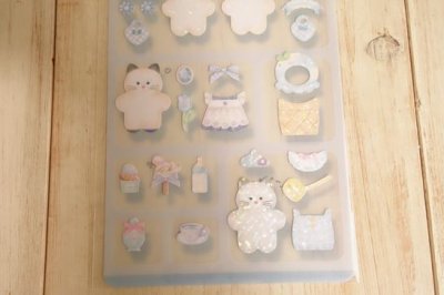 画像2: チャーミーパッケージステッカー　ミルキーブルー