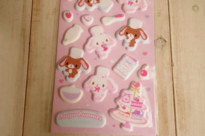 画像2: シュガーバニーズ　ぷくぷくシール　パティシエ