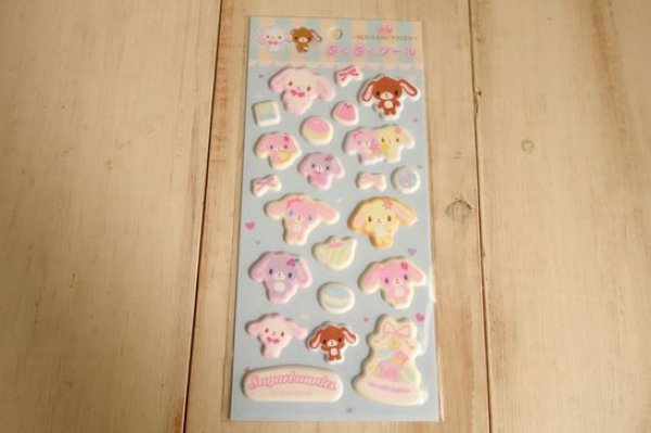 画像1: シュガーバニーズ　ぷくぷくシール　ティーパーティー (1)