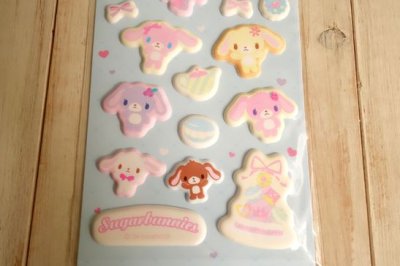 画像2: シュガーバニーズ　ぷくぷくシール　ティーパーティー