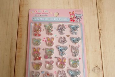 画像1: ボンボンドロップシール　メゾピアノ×ポンポネット