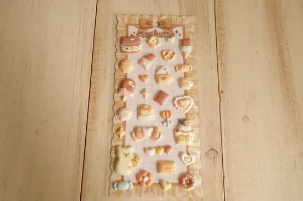 画像1: もちゅっとステッカー　スイーツ (1)