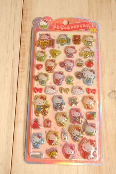 画像1: うるちゅるポップシール　ハローキティ　70S (1)