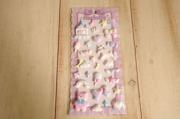 画像1: もちゅっとステッカー　ゆめかわ (1)