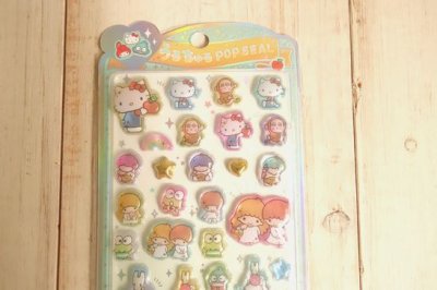 画像1: うるちゅるポップシール　サンリオキャラクターズ　レトロ