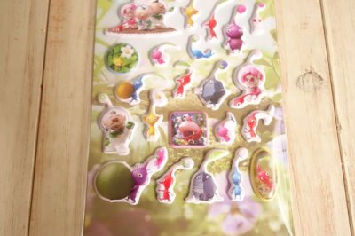 画像2: ぷくぷくシール　ピクミン３