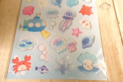 画像2: クリアリーステッカー　marine