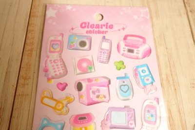 画像1: クリアリーステッカー　device