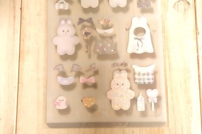 画像2: チャーミーパッケージステッカー　シュガーグレー
