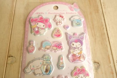 画像1: サンリオジュエルマシュマロステッカーズ　コスメ　集合