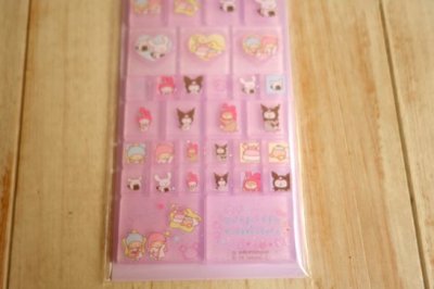 画像2: なんでもいきもの×サンリオキャラクターズ　タイルシール　パープル