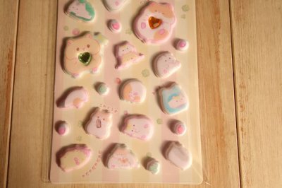 画像2: やわもっちハムスター　ぷくぷくシール