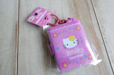 画像1: ハローキティ90s　ミニミニフォトアルバムキーホルダー　ハイビスカス
