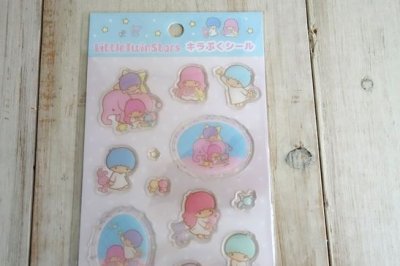 画像1: リトルツインスターズ　キラぷくシール　おともだち