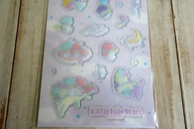 画像2: リトルツインスターズ　キラぷくシール　おそら