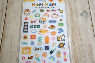 画像1: ハピハピステッカー　ハムスター