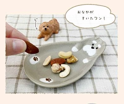 画像1: デコレ　wankoron　わんわんこざら　パグ