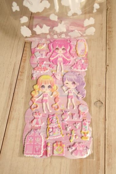 画像1: キラリンコンパクトドールシール　ピンキーマジカルショップ
