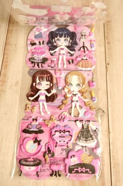 画像1: キラリンコンパクトドールシール　ラブファッションストア