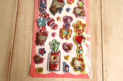 画像2: ぷくキラチャームステッカー　ハローキティ