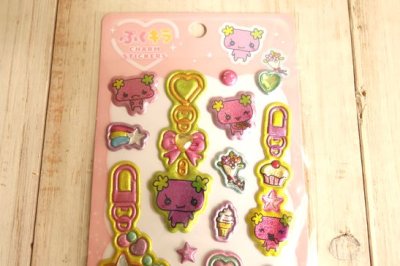 画像1: ぷくキラチャームステッカー　ふらわっち