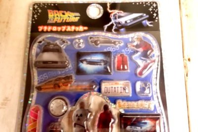 画像1: プチドロップステッカー　バック・トゥ・ザ・フューチャー