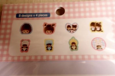 画像1: クリアぷっくりフレークシール　モンチッチ２　ベビチッチ