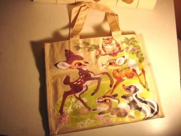 画像1: フレンチビニールトートバッグ　バンビ (1)