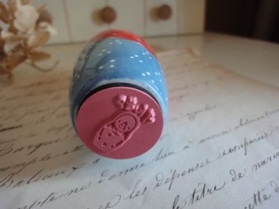 画像1: ポタリースタンプ　マトリョーシカ